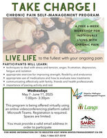 Take Charge! Chronic Pain- ONLINE WORKSHOP- May 7, 2025